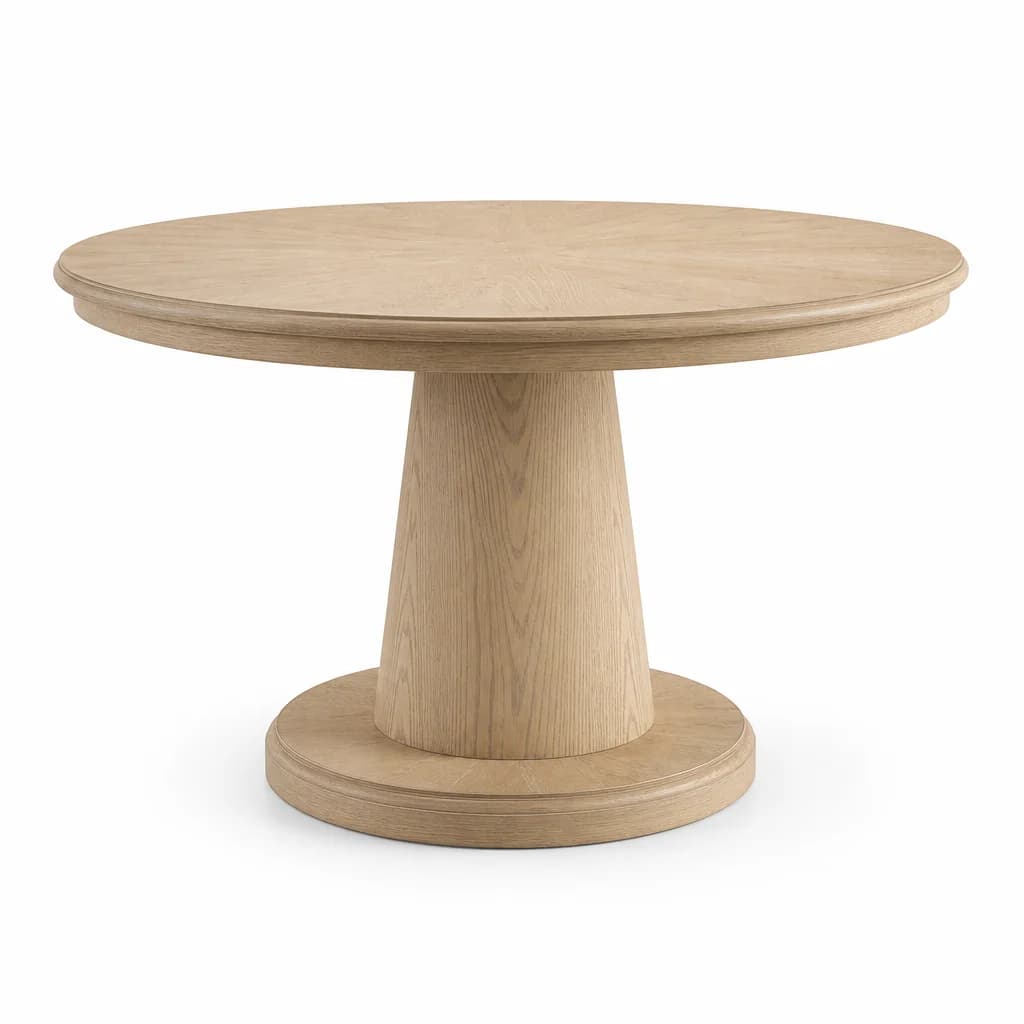 Arcfield Round Dining Table, 44-Inch - front catalog view on white background