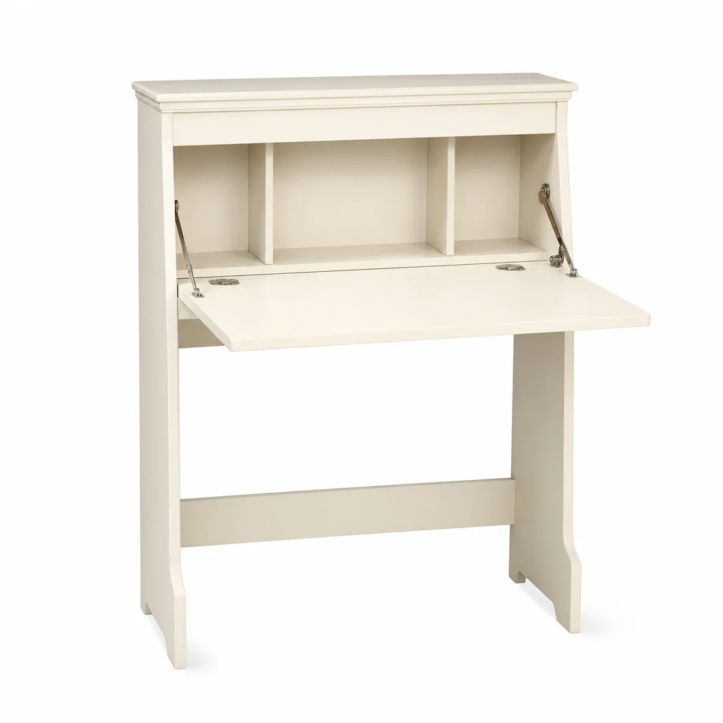 Foldaway Console Desk with Storage, 38-Inch - front catalog view on white background