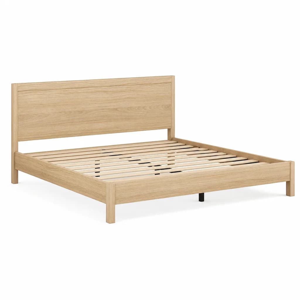 Horizon Platform Bed, Queen - front catalog view on white background