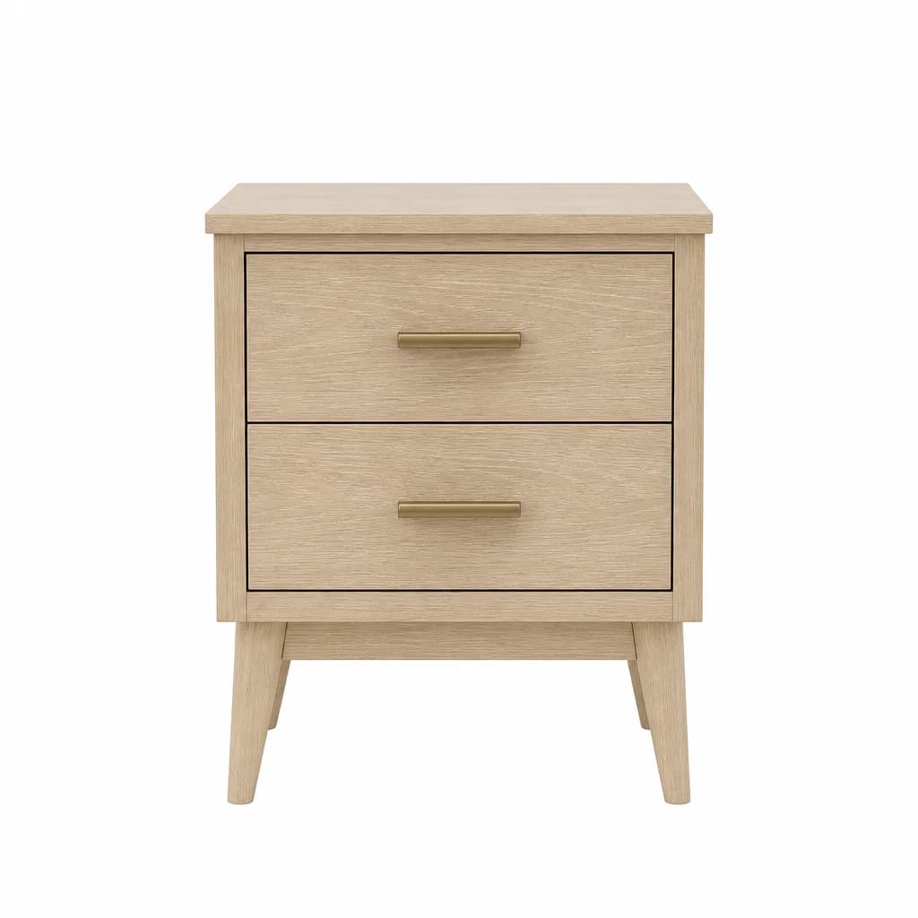 Stillpoint Two-Drawer Nightstand, 24-Inch - front catalog view on white background