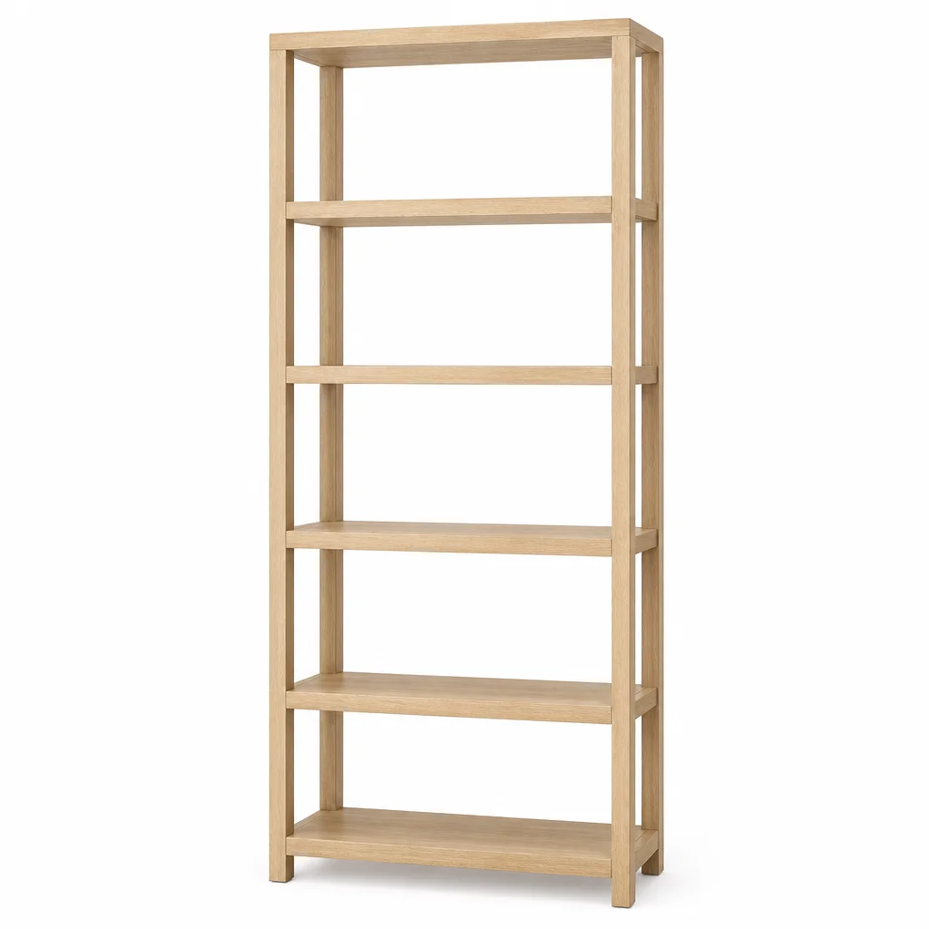 Chapter Open Bookcase, 68-Inch, 5 Shelves - alternate front catalog view