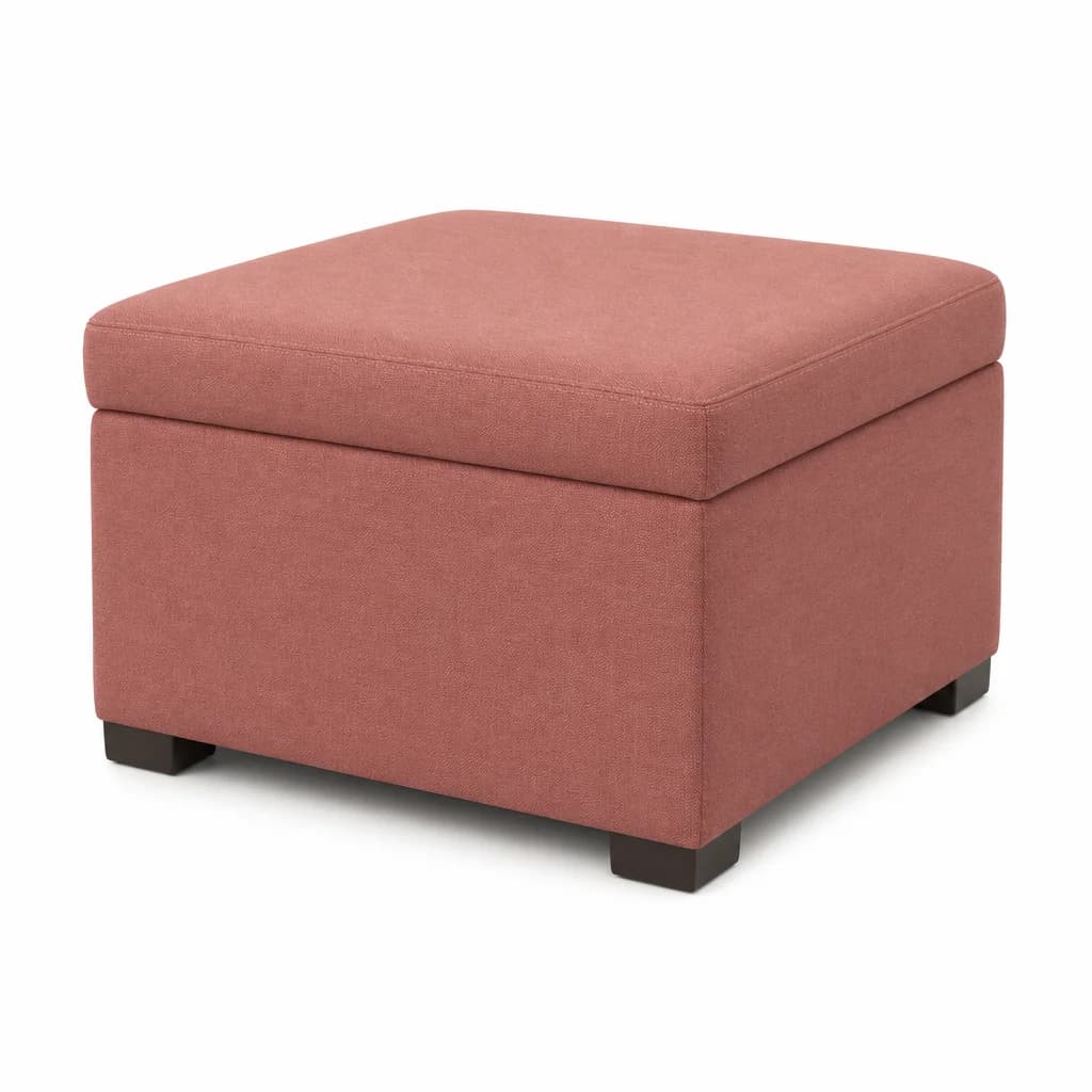 Evening Upholstered Storage Ottoman, 32-Inch - alternate front catalog view