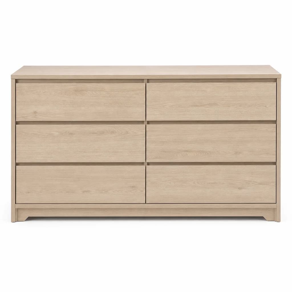 Morningline Six-Drawer Dresser, 58-Inch - alternate front catalog view