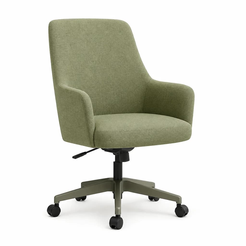 Quietback Upholstered Desk Chair - alternate front catalog view